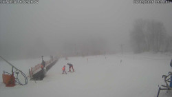 Spodní část sjezdovky