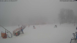 Spodní část sjezdovky