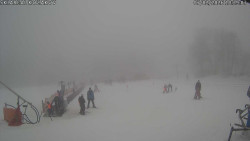 Spodní část sjezdovky