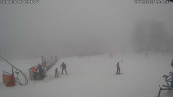 Spodní část sjezdovky