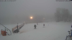 Spodní část sjezdovky