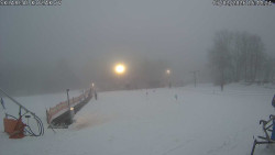 Spodní část sjezdovky