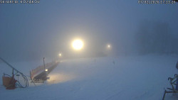 Spodní část sjezdovky