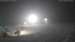 Spodní část sjezdovky