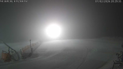 Spodní část sjezdovky