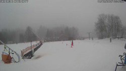 Spodní část sjezdovky