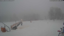 Spodní část sjezdovky