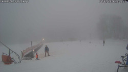 Spodní část sjezdovky