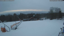 Spodní část sjezdovky