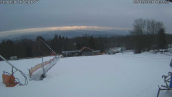 Spodní část sjezdovky