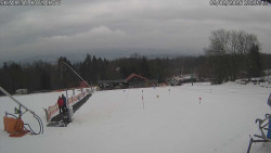 Spodní část sjezdovky