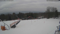 Spodní část sjezdovky