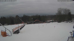 Spodní část sjezdovky