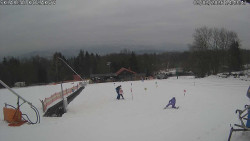 Spodní část sjezdovky