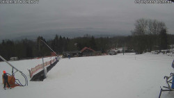 Spodní část sjezdovky