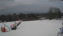 Spodní část sjezdovky