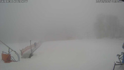 Spodní část sjezdovky