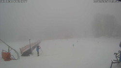 Spodní část sjezdovky