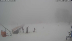 Spodní část sjezdovky