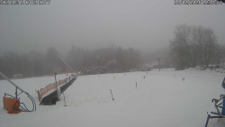 Spodní část sjezdovky