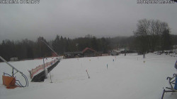 Spodní část sjezdovky