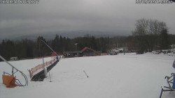 Spodní část sjezdovky