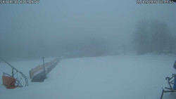 Spodní část sjezdovky