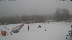 Spodní část sjezdovky