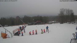 Spodní část sjezdovky