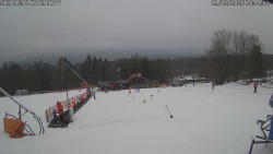 Spodní část sjezdovky