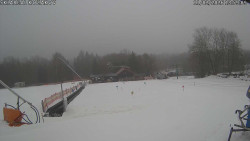 Spodní část sjezdovky