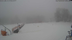 Spodní část sjezdovky