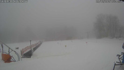 Spodní část sjezdovky