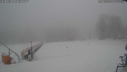 Spodní část sjezdovky