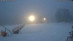 Spodní část sjezdovky