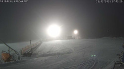 Spodní část sjezdovky