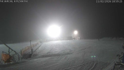 Spodní část sjezdovky