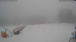 Spodní část sjezdovky