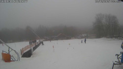 Spodní část sjezdovky