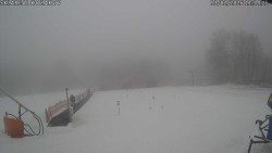 Spodní část sjezdovky