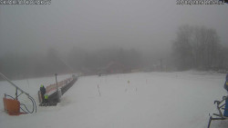 Spodní část sjezdovky