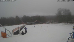 Spodní část sjezdovky