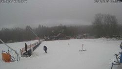 Spodní část sjezdovky