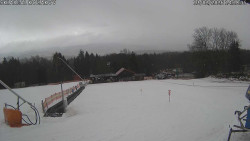 Spodní část sjezdovky