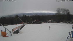 Spodní část sjezdovky