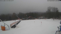 Spodní část sjezdovky