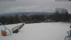 Spodní část sjezdovky