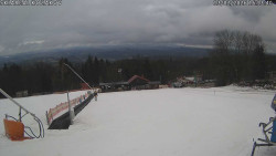 Spodní část sjezdovky