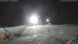 Spodní část sjezdovky