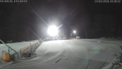 Spodní část sjezdovky